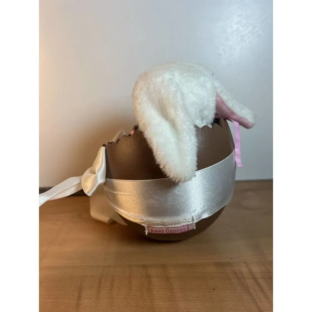 Vintage 1997 Anne Geddes Baby Bunny In Easter Egg